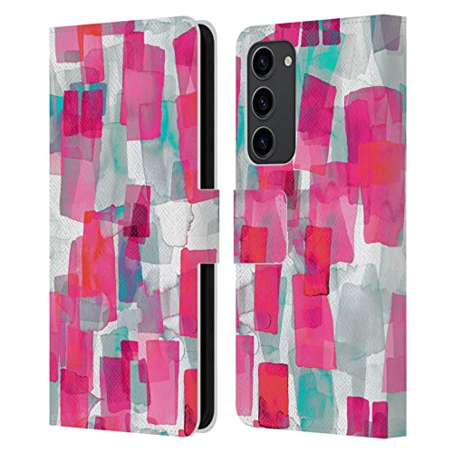 Étui Portefeuille Samsung S23+ 5G Ninola Rose Anti Choc Rangement Cartes
