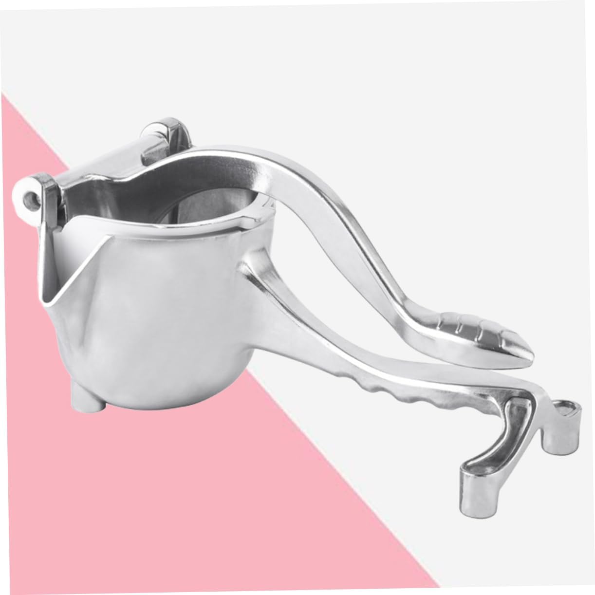 Garneck Manual Handheld Fruit Juicer Aluminum Alloy Compact Size Perfect for Lemon Orange Pear Easy to Clean