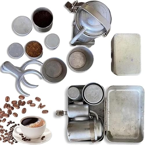 Kit de café vintage extra raro para camping