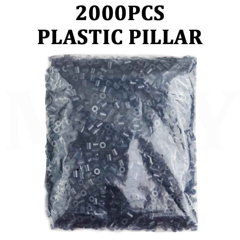 Ultrasonic Welding Pellets, 2000Pcs Spot Welding of ABS/PP Fasteners, Welding Plastic for Automotive Door Panel Plastic Parts Repair (PP)