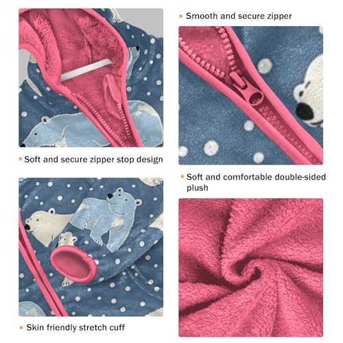 GuoChe Blue Polar Bear_3 Baby Boy Sherpa Jacket3