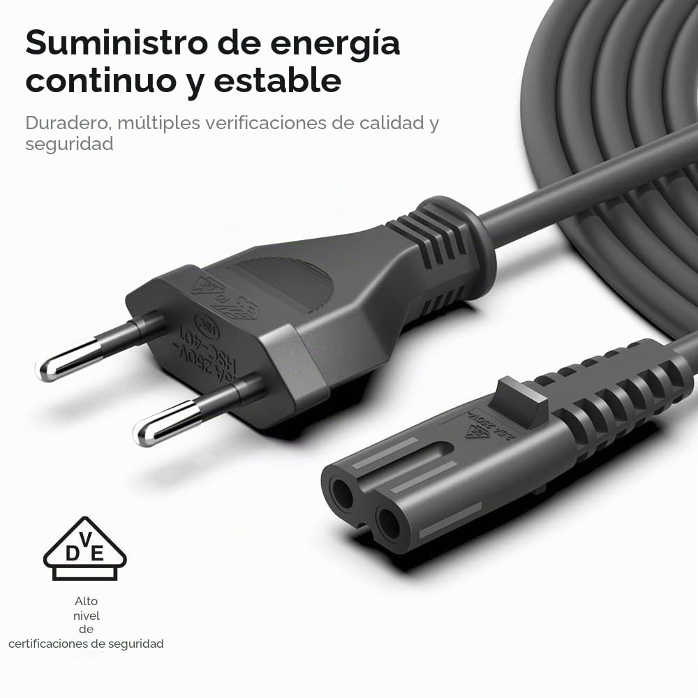 KFD Adaptador 12V 3.6A Cargador Cable de Alimentación para Sony PlayStation VR Virtual Reality Headset PS4 4 PSVR PSVR2 CUH-ZAC1 CUH-ZVR1 CUH-ZVR2 VR Processor ADP-36NH A EVI-D100 Power Supply