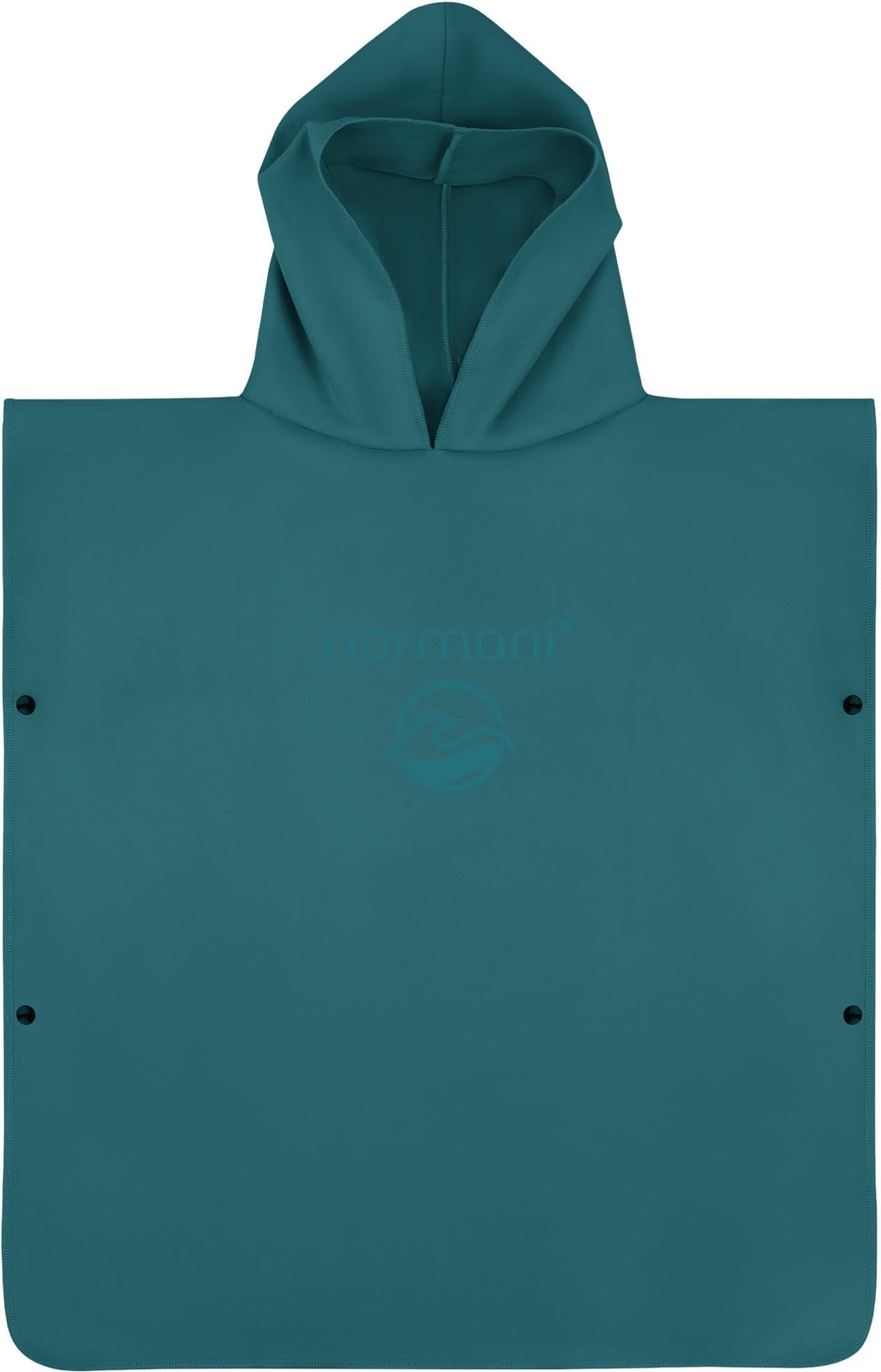 normani Kinder Mikrofaser Badehandtuch Strandtuch Badeponcho mit Kapuze aus 80% recyceltem Material für Jungen und Mädchen von 2-13 Jahren