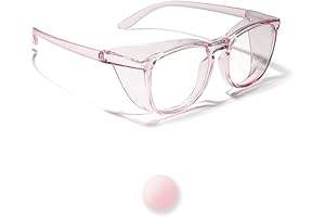 LianSan Oversize Anti-Fog Protection Safety Goggles for Nurses - Z87.1 Clear Safety...