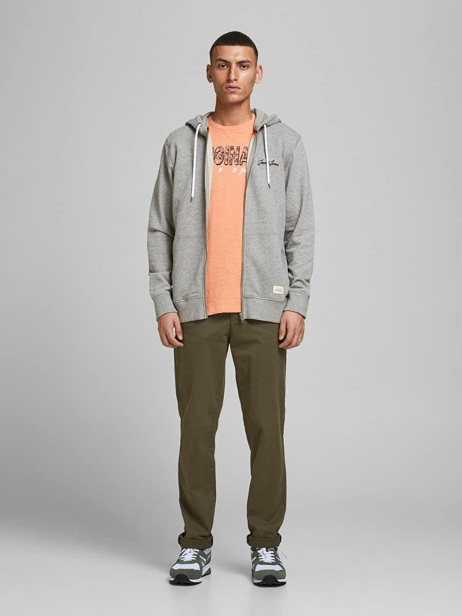 JACK & JONES Bluza z kapturem Mężczyźni JORTONS SWEAT ZIP HOOD STS