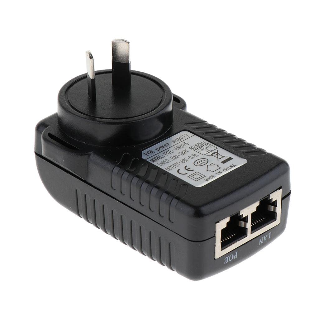 BNF 48V0.5A POE Injector Ethernet Power Supply Switch Wall Adapter for IP Camera | Consumer Electronics | Home Surveillance | Cables Adapters & Connectors-image-28