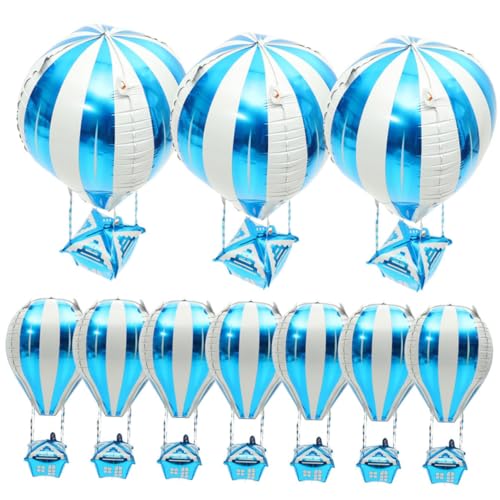 Cabilock 20 Piezas Globos Aerostáticos de Aluminio para Decoración de Cumpleaños Fiestas y Resistente para Showers y Celebraciones