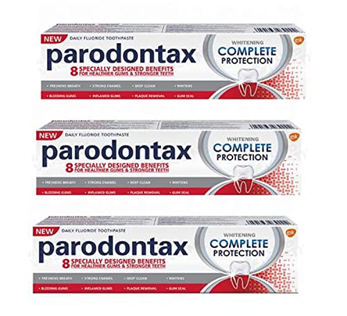 Parodontax Set di dentifricio sbiancante completo, 3 x 75 ml