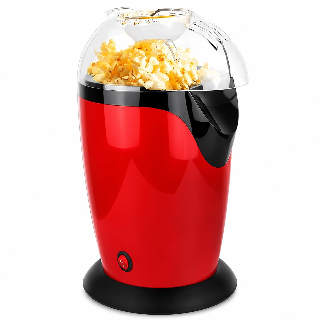 1200 watt popcorn maker, electric hot air machine, oil-free healthy snacks, fast delicious popcorn for home or parties, child safe, simple to use, easy clean-image-30