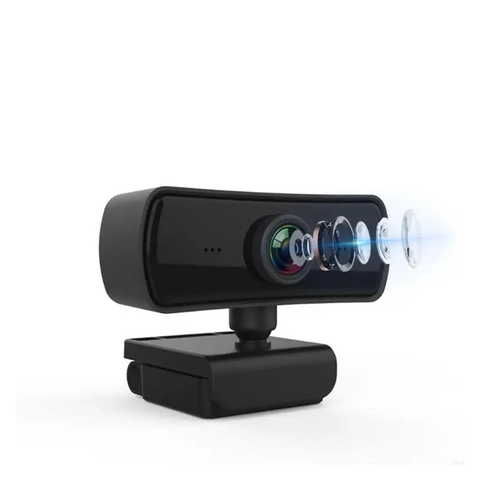 Webcam 2K 2040x1080P ad alta definizione for computer e PC con microfono, telecamere orientabili