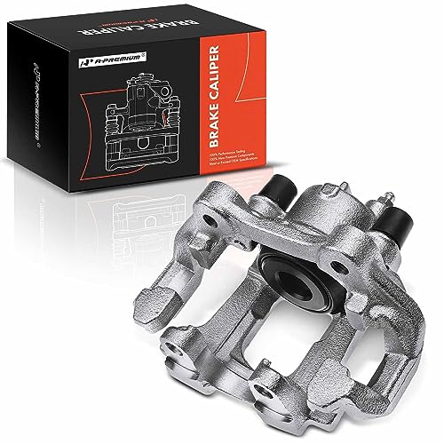 A-Premium Disc Brake Caliper Assembly with Bracket Compatible with Dodge and Jeep Models - Durango 2011-2023, Grand Cherokee 2011-2012 - Rear Left Driver Side