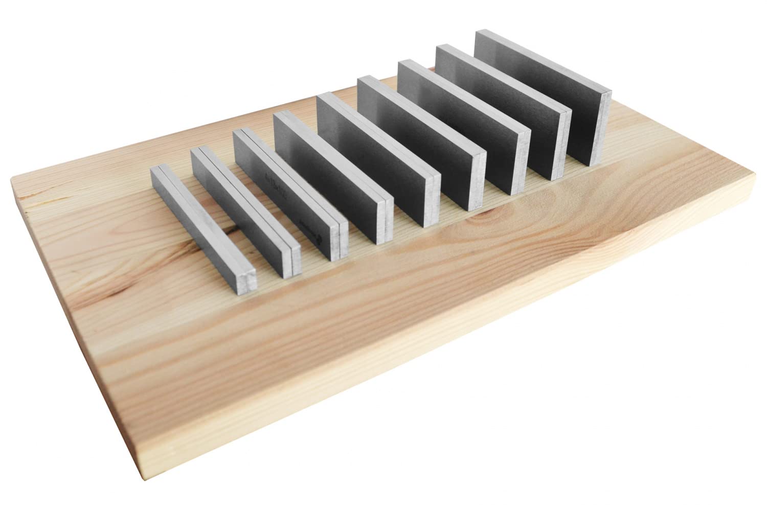 PAULIMOT Parallelunterlagen-Set 18-teilig Länge 100 mm, Breite 4 mm Product Description