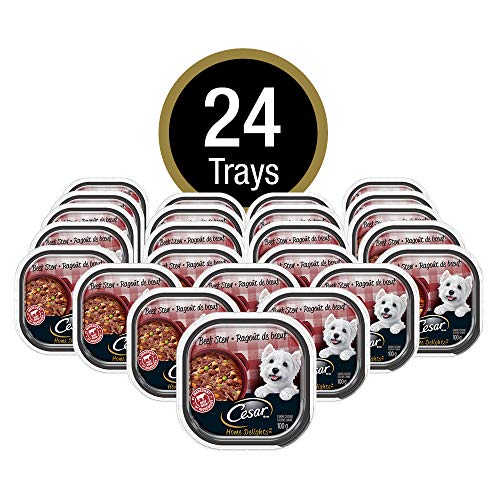 CESAR Home Delights Wet Dog Food - Beef Stew - 100g (24 Pack) - Image 3