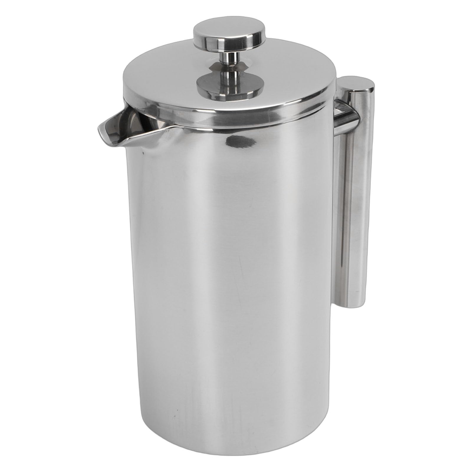 Generic Dwuwarstwowy, Izolowany Ekspres do Kawy Francuskiej ze Stali Nierdzewnej do Domowego Biura, Odporny na rdzę, Można myć w Zmywarce (1000ml)