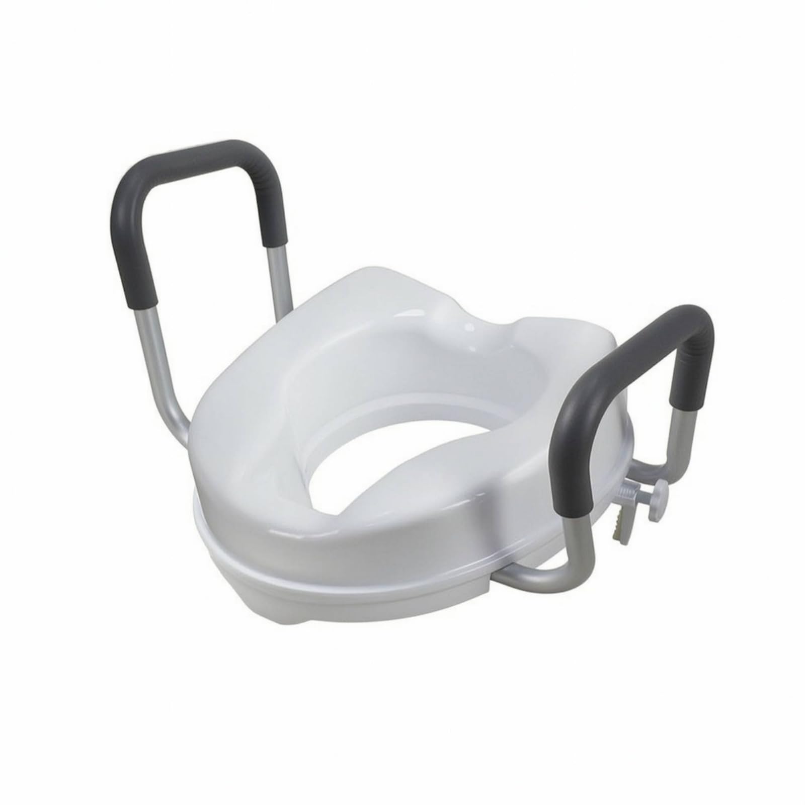 Rialzo WC con Braccioli Robusto, Rialzo Per WC Da 2 Pollici Senza Coperchio, Altezza 6 Cm, 2 Pollici, Senza Coperchio, 6 Cm