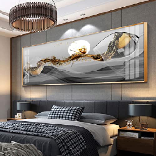 Peinture de luxe Verre à Vin Voilier pour Habiller un Grand Mur Vide de Chambre