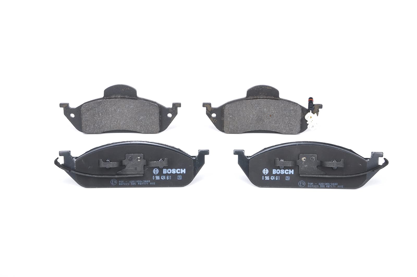BOSCH Bremsbelagsatz, Scheibenbremse 0986424611