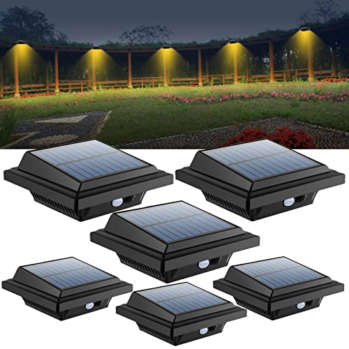 BILLION DUO Solar Lights Outdoor, 40 LEDs Motion Sensor Solar Gutter Lights, IP65 Waterproof