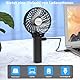 efluky Handventilator, Tragbarer Mini Ventilator, Faltbarer USB-Ventilator Wiederaufladbar, Tragbarer Ventilator