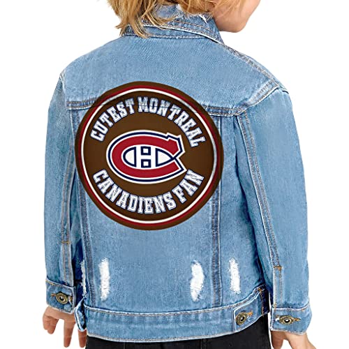 Canada Toddler Denim Jacket - Patriotic Jean Jacket - Printed Denim Jacket for Kids