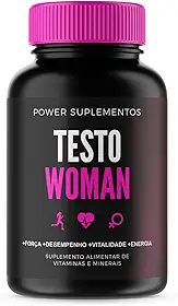 1 Suplemento Feminino Testo Woman Multivitamínico Magnésio + Zinco + Selênio com 60 Cápsulas