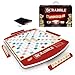 Hasbro Gaming Scrabble Deluxe Edition Letter Tiles Word Game | Rotating Board and Carrying Case | Ages 8+ | 2-4 Players | Classic Family Travel Games (Amazon Exclusive)