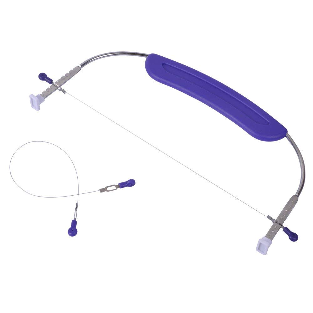 PROKITCHEN Adjustable Stainless Steel 2- Wire Cake Slicer for Leveling Tops