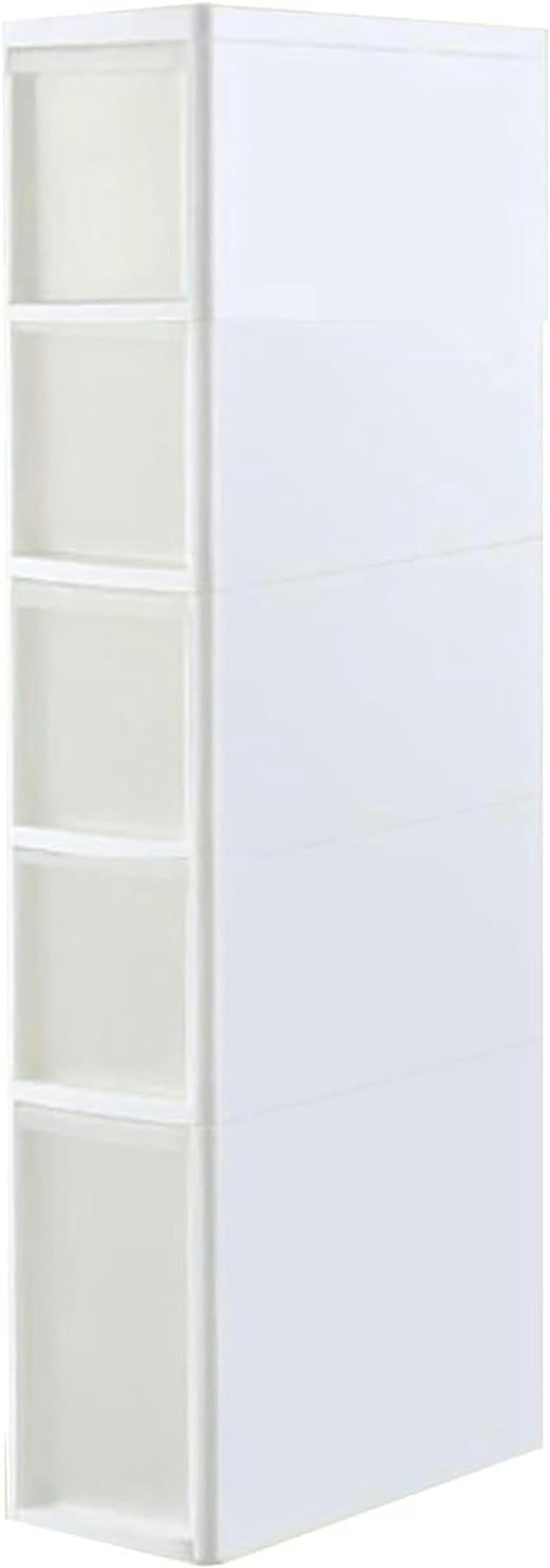 Armadietto da bagno alto con ruote, sottile, con 2-6 ante, versatile, verticale per piccoli spazi, ideale per servizi igienici e spazi ristretti