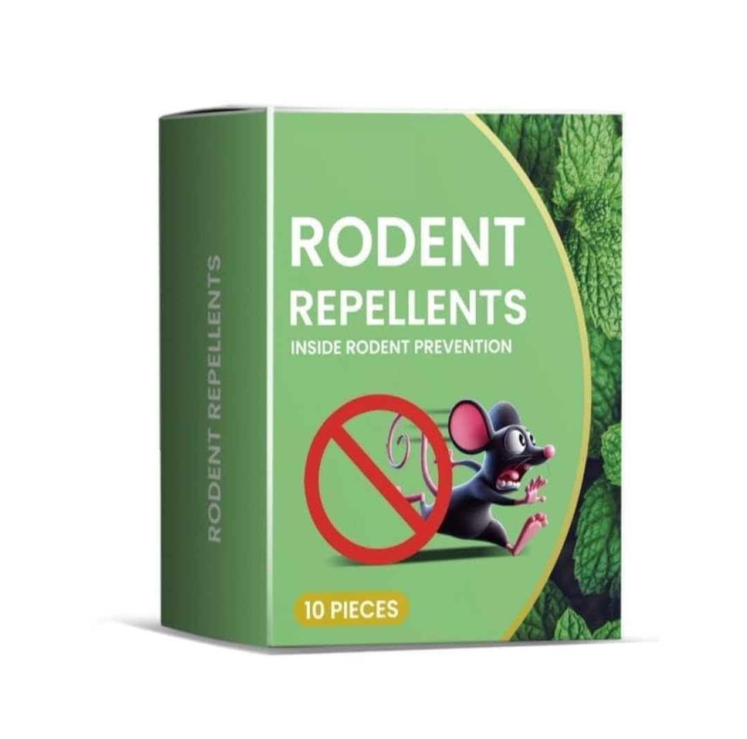Rat Repellent forCar Home Pack of 1 (10 Tablet) Rodent & Mouse Repellent Peppermint Oil to Protect Wires in-Car, Bike & Truck Engine No Kill Only Repels Home Indoor-Outdoor Garage Rat Controller Pills to Keep Rodents Out of Car-image-43