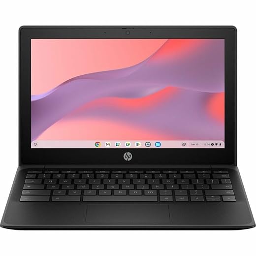 HP Fortis G1m 11.6" Rugged Clamshell Chromebook - HD - Octa-core (ARM Cortex A76 + Cortex A55) - 4 GB - 32 GB Flash Memory - English Keyboard - Jet Black