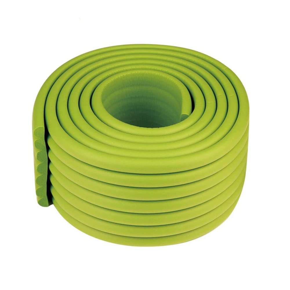 Edge and Corner Protector, 2M Baby Proofing Guard Coverage Safety Bumper DIY Edge Corners for Child Safety Furniture Protect (Green)