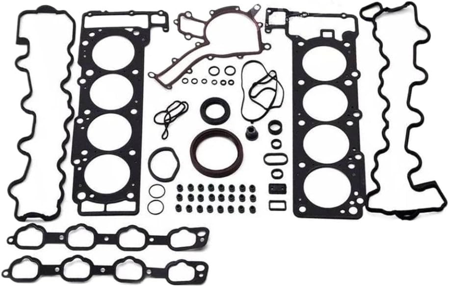 Engine Full Head Gasket Set 1130160420 Compatible With C55 ML55 SLK55 M113 4.3L 5.0L 5.5L V8 GAS 99 00 01 02 03 04 05 06 07 08 09 10 11(4.3L)