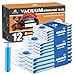 Produktbild Vakuumbeutel für Kleidung Bettdecken 12 Stück, CaptainFive Vakuumierbeutel 3 Größen (4 * 100x80cm + 4 * 80x61cm + 4 * 60x41cm) Vakuum Kleiderbeutel Aufbewahrungsbeutel Reise mit Staubsauger Handpumpe