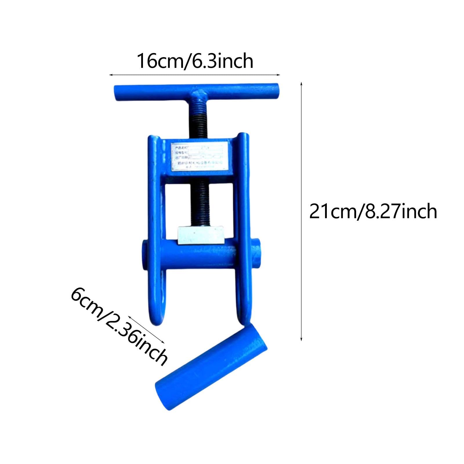 Gas Pipe Off Clamp Herramienta para Cierre Seguro de Tuberías con Función de Bloqueo Pinza de Tubería de Hierro Resistente Accesorio de, para diámetros de 0 a 4 cm