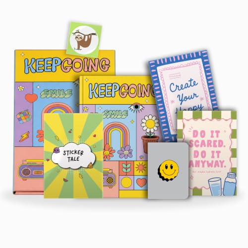 KALP Undated Daily Journal Planner KIT with Pocket Diary, 2 Poste...