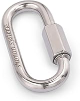 Vista 7 de SHONAN - Enlaces rápidos de cadena marina de alta resistencia, conectores de cadena de acero inoxidable, mosquetones de bloqueo resistentes a