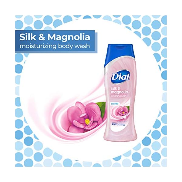 Dial-Body-Wash-Silk-Magnolia-with-Silk-Protein-32-Fluid-Ounces Dial Body Wash, Pamper & Indulge, Silk & Magnolia, 32 fl oz