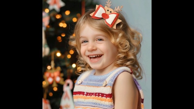 Amazon.com : 8Pcs Christmas Hair Clips Cute Christmas Hair
