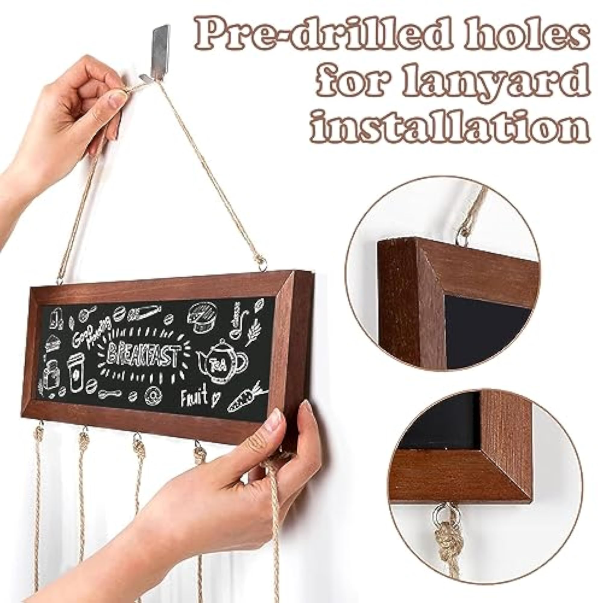 Collage Photo Holder Organizer with Clips for Display