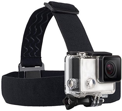 TEKCAM Action Camera Wearing Headband Head Strap Band Mount Compatible with Gopro Hero 10 9 8 7 APEMAN AKASO SJCAM Campark APEXCAM