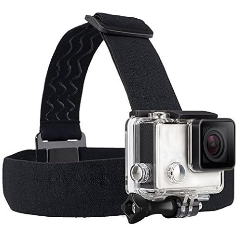 TEKCAM Action Camera Wearing Headband Head Strap Band Mount Compatible with Gopro Hero 10 9 8 7 APEMAN AKASO SJCAM Campark APEXCAM Cover