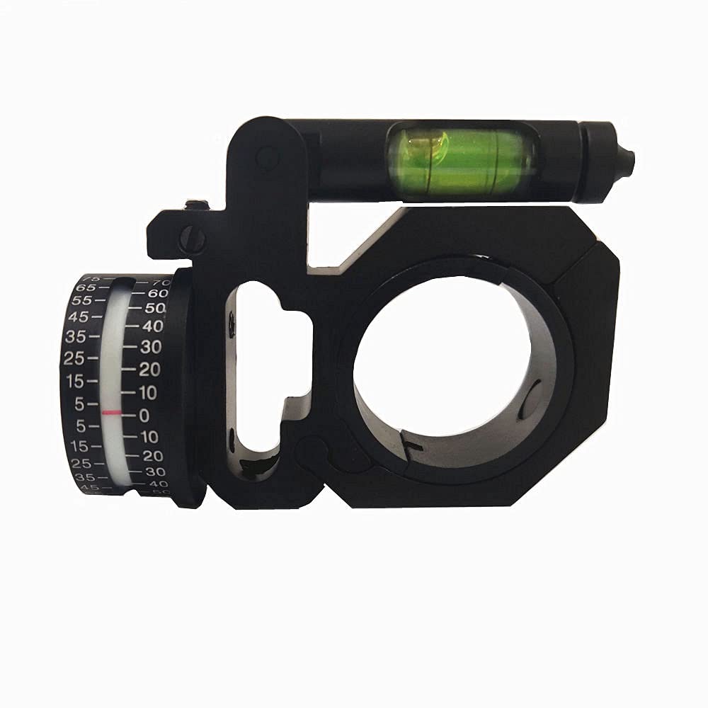 HWZ Angle Degree Indicator with Bubble Level Spirit, Fits 25.4mm and 30mm
