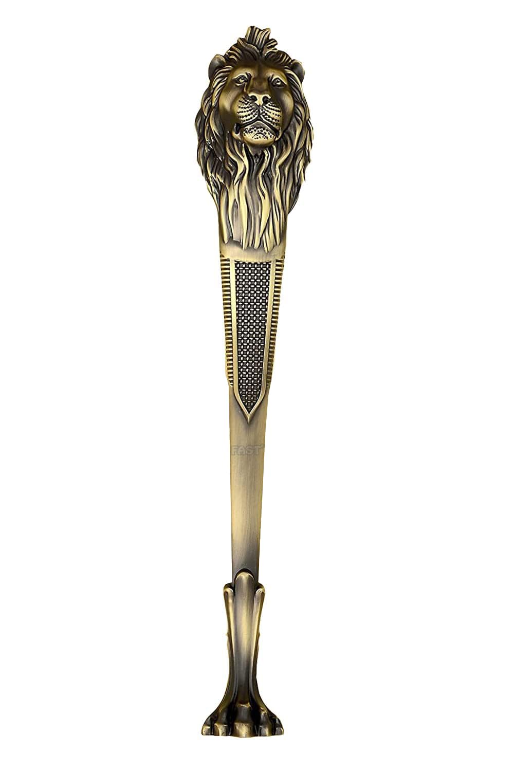 FAST DH55 Lion Brass Antique 16inch Main Door Pull Handle for Home & Office Doors