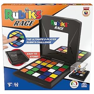 RUBIK’S – Rubiks Race Game – Juego de Mesa Clásico de Secuencias Lógicas – Carrera de Rubik’s – Juego de Lógica Uno contra Uno para Dos Jugadores – 6066927 – Juguetes Niños 8 años +