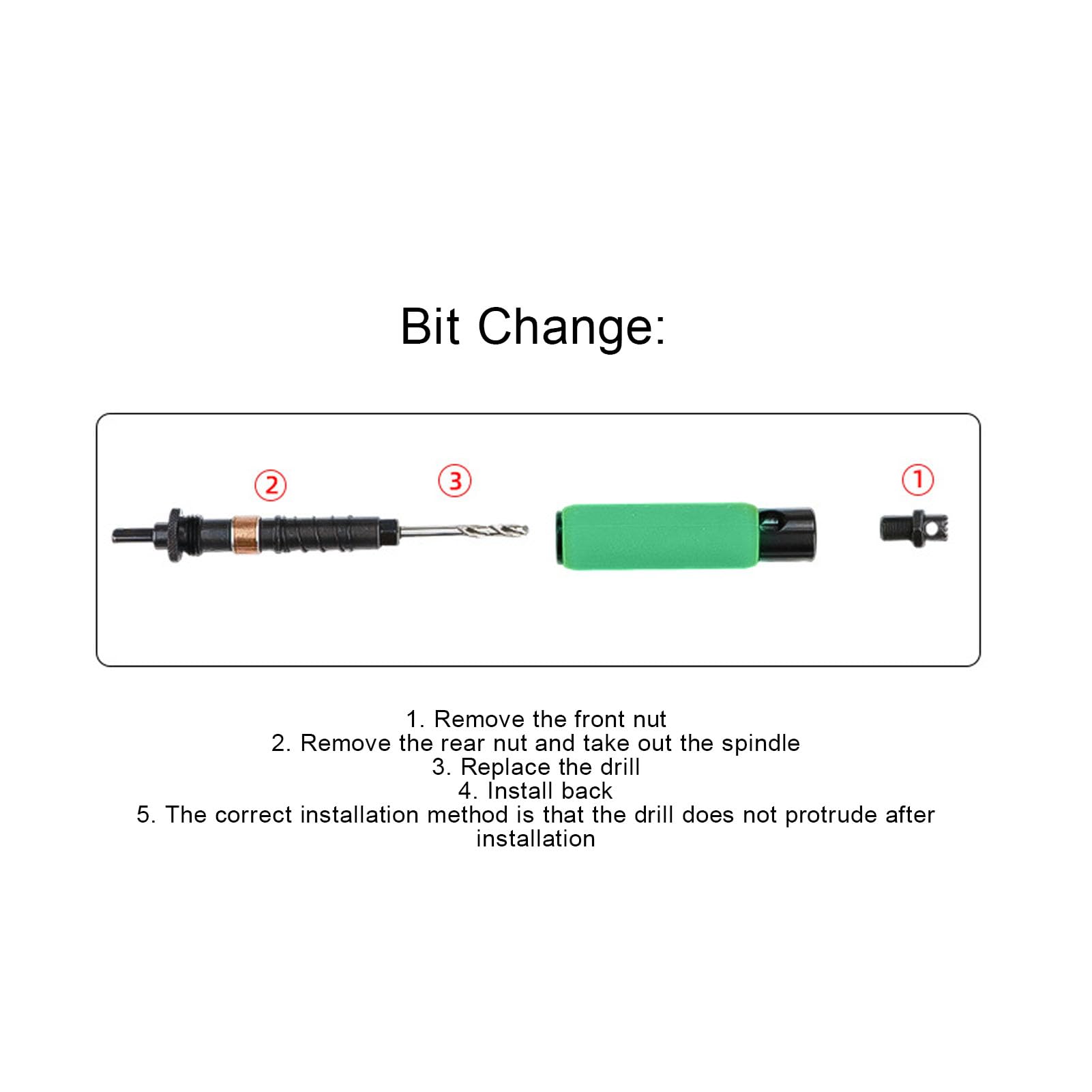 Omabeta Kit di Strumenti per la Rimozione di Rivetti Ciechi Facile
