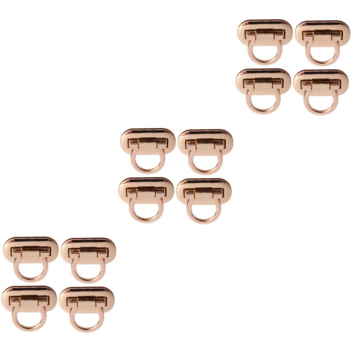 Uonlytech 3sets Goldene Farbe Vorhängeschloss Für Koffer Einsteckschloss Zubehör Gepäck Vorhängeschlösser 4 Stücke * 3