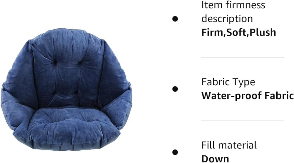 BackSupport - Cuscino per poltrona con cinghia elastica, accogliente, caldo, in peluche, per divano, ufficio, allevia il coccige, sciatica, coccige, sollievo dal dolore al coccige, cuscino per sedia,