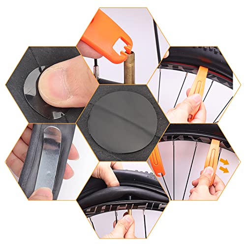 AZAMPA Kit Riparazione Bici,Kit Riparazione Camera...