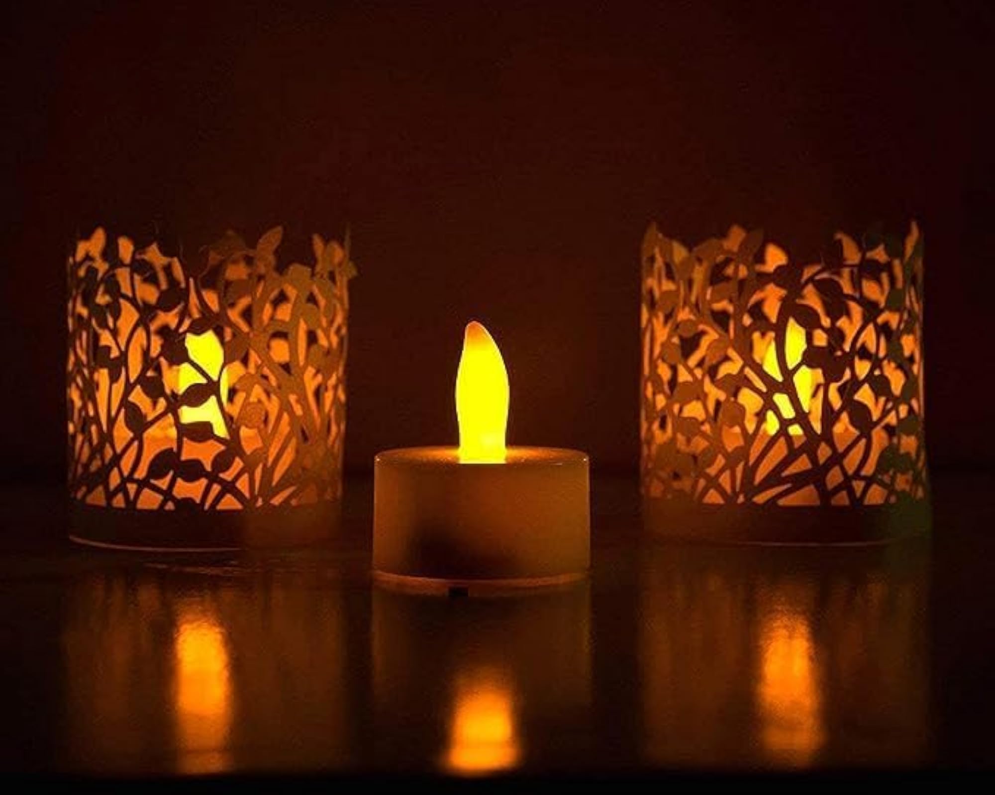 Fiber Optic Candle Light Lamp, Color Changing Decor