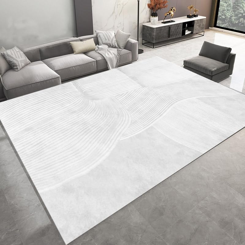 Alfombra de pelo corto suave de alta densidad 120x200 para salón moderno